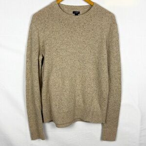 J. Crew Men's Crew Neck Lambswool Pullover Sweater Sz M Preppy Classic Layer